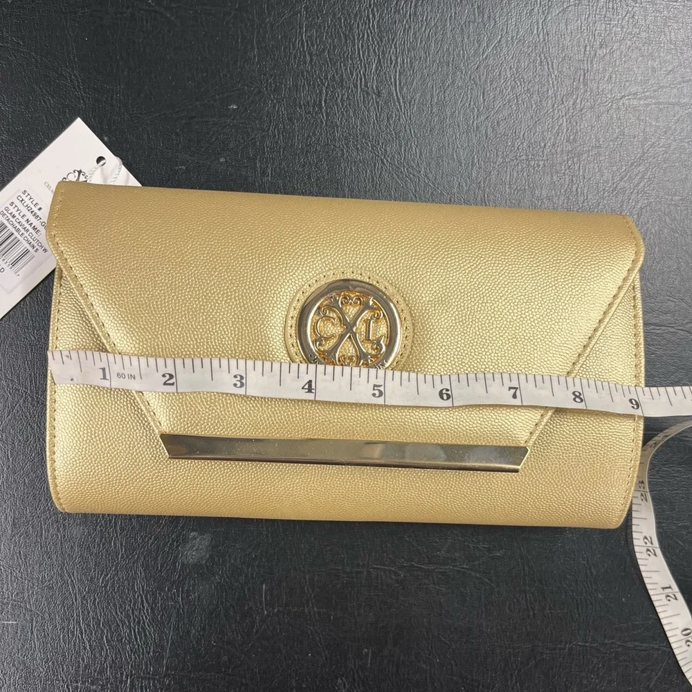 Christian Lacroix gold clutch